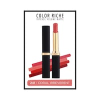 L'Oreal Paris Color Riche Intense Volume Matte Ruj - 241 Coral Irreverent L'Oreal Paris Color Riche Intense Volume Matte Ruj - 241 Coral Irreverent
