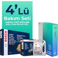 Bosch Skoda Superb 1.4 Tsi Filtre Bakım Seti Shell Motor Yağlı (2015-2019) 4 Lü Bosch Skoda Superb 1.4 Tsi Filtre Bakım Seti Shell Motor Yağlı (2015-2019) 4 Lü