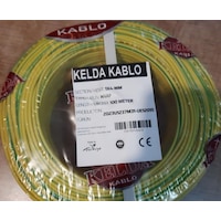 100 METRE 4 MM CCA NYAF ELEKTRİK KABLOSU - SARI 100 METRE 4 MM CCA NYAF ELEKTRİK KABLOSU - SARI