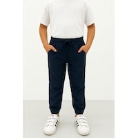Freemen Erkek Çocuk Jogger Pantolon Keten Görünümlü Cepli Günlük Rahat Fit Lacivert Freemen Erkek Çocuk Jogger Pantolon Keten Görünümlü Cepli Günlük Rahat Fit Lacivert