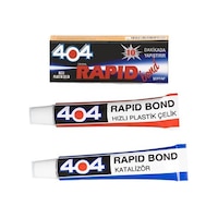 404 Hızlı Plastik Çelik Rapid Bond 16 Gram Şeffaf 404 Hızlı Plastik Çelik Rapid Bond 16 Gram Şeffaf