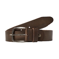 Jack & Jones Erkek Kemer Paul Ather Belt Noos-31854 Kahverengi