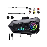 AbbRuch Y10 Bluetooth Intercım Motosiklet Kulaklığı AbbRuch Y10 Bluetooth Intercım Motosiklet Kulaklığı