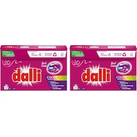 Dalli Renkli Çamaşırlar İçin Tablet Çamaşır Deterjanı 3'ü Bir Arada 12 Yıkama 2'li Set Dalli Renkli Çamaşırlar İçin Tablet Çamaşır Deterjanı 3'ü Bir Arada 12 Yıkama 2'li Set