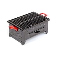 Cemre C01 Yağdanlıklı Mangal Emayeli 28cmx43cm Kahverengi - Siyah Cemre C01 Yağdanlıklı Mangal Emayeli 28cmx43cm Kahverengi - Siyah