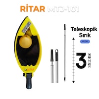 Ritar Mtj-101 Akrobatik Meyve Toplama Ve 3 Metre Uzatma Aparatı Saplı Ritar Mtj-101 Akrobatik Meyve Toplama Ve 3 Metre Uzatma Aparatı Saplı
