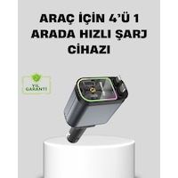 Araç Şarj Cihazı 66w 4 Portlu Hızlı Şarj Ve Led Işıklı Araç Şarj Cihazı 66w 4 Portlu Hızlı Şarj Ve Led Işıklı