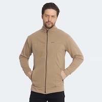 Slazenger KAGISONA IN Erkek Sweatshirt Kahve Slazenger KAGISONA IN Erkek Sweatshirt Kahve