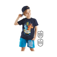 Shark Surf Erkek Çocuk T-shirt Şort Takım Shark Surf Erkek Çocuk T-shirt Şort Takım