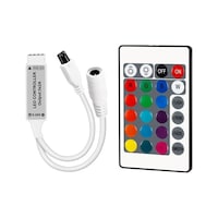 Powermaster 5-12-24 Volt 3x2 Amper Mini 24 Tuşlu Led Rgb Kontrol Cihazı Powermaster 5-12-24 Volt 3x2 Amper Mini 24 Tuşlu Led Rgb Kontrol Cihazı