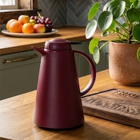 Herevin 161714-590-2 Plastik Termos Çay Termosu Su Termosu Sürahi 1,2 Litre Bordo Bordo - Beyaz Herevin 161714-590-2 Plastik Termos Çay Termosu Su Termosu Sürahi 1,2 Litre Bordo Bordo - Beyaz