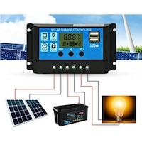 10A Dijital Güneş Paneli Solar Akü Şarj Kontrol Cihazı 12 V 24 V 10A Dijital Güneş Paneli Solar Akü Şarj Kontrol Cihazı 12 V 24 V