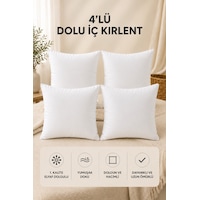4'lü İç Kırlent Silikon Elyaf Dolgulu Koltuk Kırlenti İç Yastık Dolgusu Kırlent İçi 30x50 Cm 30 x 50 4'lü İç Kırlent Silikon Elyaf Dolgulu Koltuk Kırlenti İç Yastık Dolgusu Kırlent İçi 30x50 Cm 30 x 50