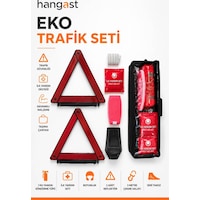 Eko Trafik Seti 7 Parça - 1 Kg Yangın Söndürme Tüpü, 2 Reflektör, İlk Yardım Seti, Çekme Halatı, Boyunluk Ve Takozlu Araç Güvenlik Seti Eko Trafik Seti 7 Parça - 1 Kg Yangın Söndürme Tüpü, 2 Reflektör, İlk Yardım Seti, Çekme Halatı, Boyunluk Ve Takozlu Araç Güvenlik Seti