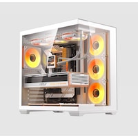Zoko Emperor Beyaz 7x12cm Argb Fanlı Atx Gaming Akvaryum Kasa Zoko Emperor Beyaz 7x12cm Argb Fanlı Atx Gaming Akvaryum Kasa