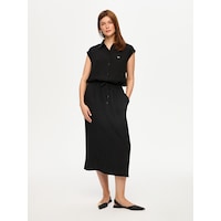 Faik Sönmez Kendinden Dokulu Beli Lastikli Comfort Fit Etek S26etk006 Us26etk00610 Siyah Faik Sönmez Kendinden Dokulu Beli Lastikli Comfort Fit Etek S26etk006 Us26etk00610 Siyah