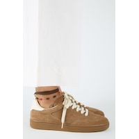 Manijero Krahe Barbella 2 Kadın Hakiki Deri Üç Ayrı Alternatif Bağcıklı Kum-ekru Sneakers Manijero Krahe Barbella 2 Kadın Hakiki Deri Üç Ayrı Alternatif Bağcıklı Kum-ekru Sneakers
