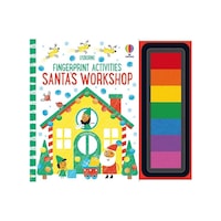 Usborne Fingerprint Santas Workshop Usborne Fingerprint Santas Workshop