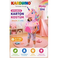 Kardinno Uçan Atınız Mimi Uni Karton Giyilebilir Çocuk Kostümü Etkinlik Parti Doğum Günü Kostüm Kahverengi Kardinno Uçan Atınız Mimi Uni Karton Giyilebilir Çocuk Kostümü Etkinlik Parti Doğum Günü Kostüm Kahverengi