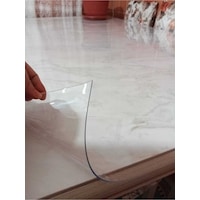 Şeffaf Masa Örtüsü Kalın 1.4 Mm Kaymaz Su Geçirmez Pvc Masa Koruyucu Beyaz Şeffaf Masa Örtüsü Kalın 1.4 Mm Kaymaz Su Geçirmez Pvc Masa Koruyucu Beyaz