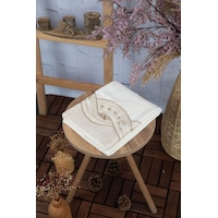 %100 Pamuk Fiyonk Güpürlü Çeyizlik Havlu 50x90 - Vizon %100 Pamuk Fiyonk Güpürlü Çeyizlik Havlu 50x90 - Vizon