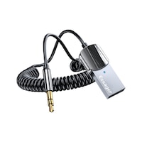 Essager Bluetooth 5.0 Araç Aux Adaptörü, Kablosuz Müzik, Telefon Görüşmesi İçin Kablosuz Ses Aktarıcı Essager Bluetooth 5.0 Araç Aux Adaptörü, Kablosuz Müzik, Telefon Görüşmesi İçin Kablosuz Ses Aktarıcı