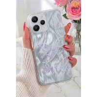 Fibaks Redmi 12 Uyumlu Kılıf Sök Tak Kamera Korumalı Parlak Hologramlı Kelebek Desenli Darbe Emici Silikon Fibaks Redmi 12 Uyumlu Kılıf Sök Tak Kamera Korumalı Parlak Hologramlı Kelebek Desenli Darbe Emici Silikon