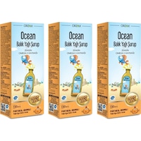 Ocean Balık Yağı Şurup Portakal Aromalı 150 ML 3 Adet Ocean Balık Yağı Şurup Portakal Aromalı 150 ML 3 Adet