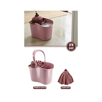 Flora Sıkmalı Temizlik Yer Silme Kovası 15 Litre + Süper Emici Mikrofiber Jumbo Havlu Mop 2 Li Seti Flora Sıkmalı Temizlik Yer Silme Kovası 15 Litre + Süper Emici Mikrofiber Jumbo Havlu Mop 2 Li Seti