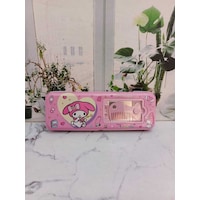 Kawaii Sanrio Kuromi Cinnamoroll Pom Pom Purin My Melody Metal Kalemlik Kalem Kutusu pembe Kawaii Sanrio Kuromi Cinnamoroll Pom Pom Purin My Melody Metal Kalemlik Kalem Kutusu pembe