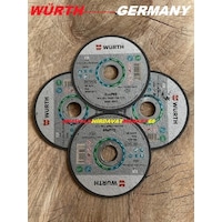 Würth 115 MM İnox Metal Kesme Taşı Metal Çelik Kesici Taş 4adet Würth 115 MM İnox Metal Kesme Taşı Metal Çelik Kesici Taş 4adet