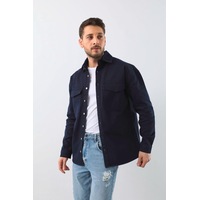 Erkek Oversize Jean Gömlek Lacivert 001 Erkek Oversize Jean Gömlek Lacivert 001