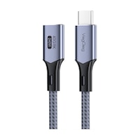 Veggieg Usb 4.0 E-mark 240w 40gbps Thunderbolt 4 8k 60hz Type-c Uzatma Kablosu 50 Cm