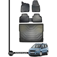 Ford Courier 3d Havuzlu Paspas + Bagaj Havuzu İkili Set Ford Courier 3d Havuzlu Paspas + Bagaj Havuzu İkili Set