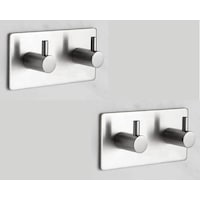 Zift Unique Paslanmaz Çelik Havlu / Bornoz Askısı / 2 Adet Ikili Askılık / Banyo Mutfak Havlu Askısı Diğer Zift Unique Paslanmaz Çelik Havlu / Bornoz Askısı / 2 Adet Ikili Askılık / Banyo Mutfak Havlu Askısı Diğer