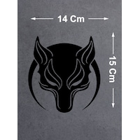 Börü Sticker - Gökbörü Kurt Hilal Sticker - Araba Oto Cam Motosiklet Karavan Sticker - 00238 15x14 Cm Börü Sticker - Gökbörü Kurt Hilal Sticker - Araba Oto Cam Motosiklet Karavan Sticker - 00238 15x14 Cm