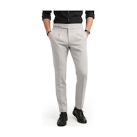 Deepsea Erkek Taş Likralı İtalyan Kesim Pileli Kemer Tokalı Şık Kumaş Pantolon 2601020 Taş Deepsea Erkek Taş Likralı İtalyan Kesim Pileli Kemer Tokalı Şık Kumaş Pantolon 2601020 Taş