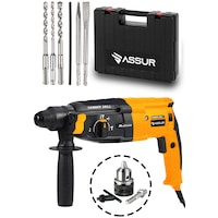 Assur ASR502 2-28MM 850W Darbeli Kırıcı Delici Hilti Sarı Assur ASR502 2-28MM 850W Darbeli Kırıcı Delici Hilti Sarı