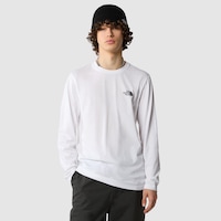 The North Face M L/s Simple Dome Tee Erkek Sweatshirt-28935 - Beyaz The North Face M L/s Simple Dome Tee Erkek Sweatshirt-28935 - Beyaz