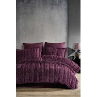 Elart Comfort yeni nesil uykuseti - 6 parça Velvet Mürdüm (230x22 Elart Comfort yeni nesil uykuseti - 6 parça Velvet Mürdüm (230x22