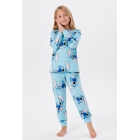 Isobel Kids %100 Pamuk Mavi Çizgi Filmli Kız Çocuk Pijama Takımı Turkuaz Isobel Kids %100 Pamuk Mavi Çizgi Filmli Kız Çocuk Pijama Takımı Turkuaz