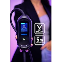 Yasomi 7kw Monofaze Taşınabilir Hızlı Şarj Istasyonu Wi-fi 5 Metre 24 Ay 7.4 kW Yasomi 7kw Monofaze Taşınabilir Hızlı Şarj Istasyonu Wi-fi 5 Metre 24 Ay 7.4 kW