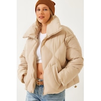 Shade Kadın Oversize Şişme Mont 10191065 - Bej Shade Kadın Oversize Şişme Mont 10191065 - Bej