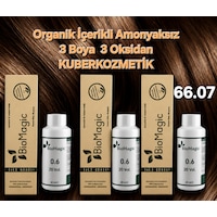 Biomagic 66.07 Çikolata Kahve Organik İçerikli Amonyaksız Kalıcı Kokusuz Saç Boyası 3 Boya+ 3oksidan Biomagic 66.07 Çikolata Kahve Organik İçerikli Amonyaksız Kalıcı Kokusuz Saç Boyası 3 Boya+ 3oksidan
