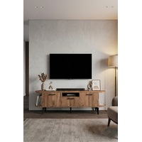 Tv Sehpası 160 Cm Modern 3 Kapaklı Tv Sehpa Çok Amaçlı Konsol Ünitesi Mira Siyah Tv Sehpası 160 Cm Modern 3 Kapaklı Tv Sehpa Çok Amaçlı Konsol Ünitesi Mira Siyah