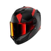 Shark Spartan Gt Pro Carbon Dokhta Doa Kapalı Kask Kırmızı - Beyaz Shark Spartan Gt Pro Carbon Dokhta Doa Kapalı Kask Kırmızı - Beyaz