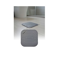 Gri Silikon Kötü Koku Önleyici Kare Gider Kapağı Tıpası – Banyo, Mutfak ve Balkon Lavabo Giderleri İçin Gri Silikon Kötü Koku Önleyici Kare Gider Kapağı Tıpası – Banyo, Mutfak ve Balkon Lavabo Giderleri İçin