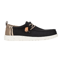 Hey Dude Wally Craft Linen Erkek Günlük Ayakkabı-33143 Siyah-ceviz Hey Dude Wally Craft Linen Erkek Günlük Ayakkabı-33143 Siyah-ceviz