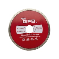 Sürekli Turbo Mermer Granit Fayans Seramik Kesici 115 Mm Sürekli Turbo Mermer Granit Fayans Seramik Kesici 115 Mm