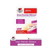 Doppelherz Aktiv Iron Femin Direct 20 Saşe Doppelherz Aktiv Iron Femin Direct 20 Saşe